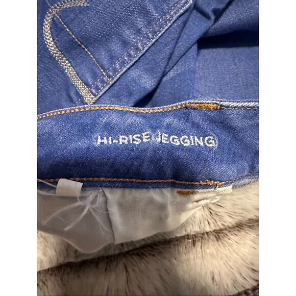NWOT Women’s American Eagle Hi Rise Jegging Blue Denim Jeans Size 14 - Picture 13 of 13